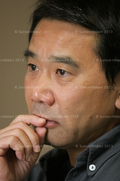 Haruki Murakami, Japanese best selling author/writer/novelist and essayist, in Tokyo, Japan, 14th December 2004.