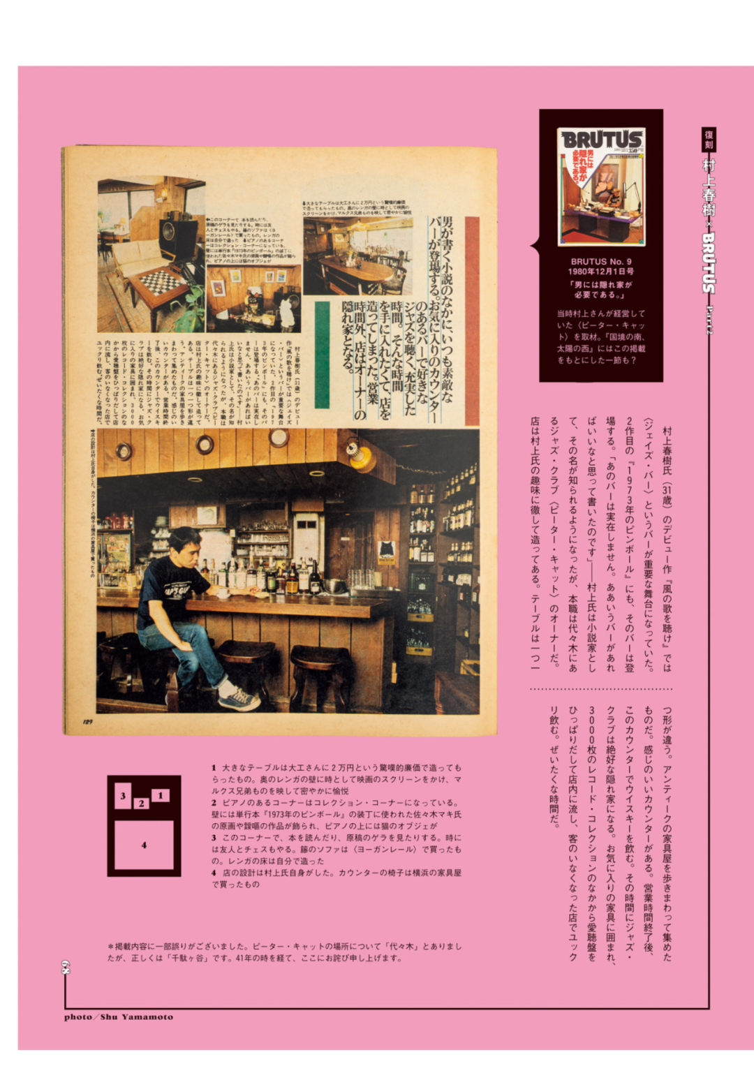 BRUTUS 村上春樹 特集 下2:复刻part2「如果肉体改变了,文风也会改变吗」